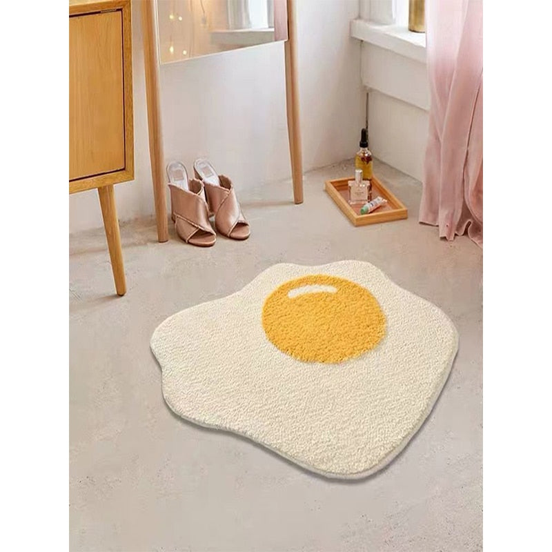 Poached Egg Carpet Anti-slip Floor Mat