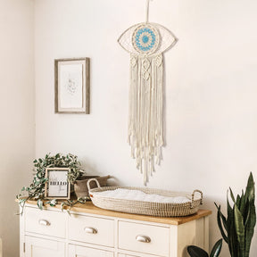 Evil Eye Wall Decor Macrame