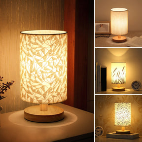 Linen Table Lamp USB Powered